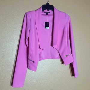 Mini pink blazer jacket